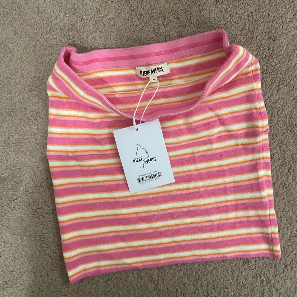 Djerf Avenue Popsicle Tube Top - Medium NWT